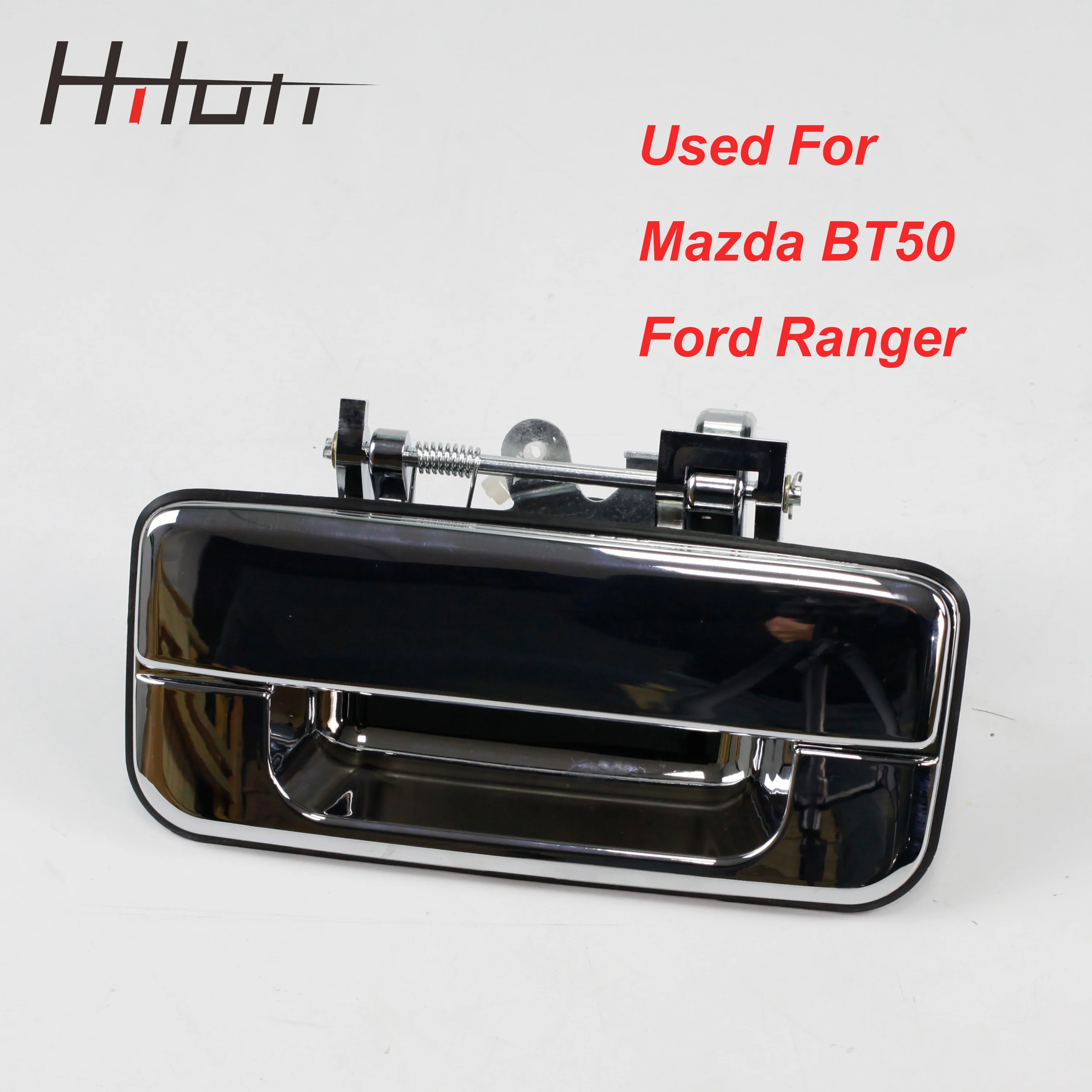 chrome Tailgate handle Trunk open catcher handle for Mazda Bt50 pickup ford ranger 2006-2012