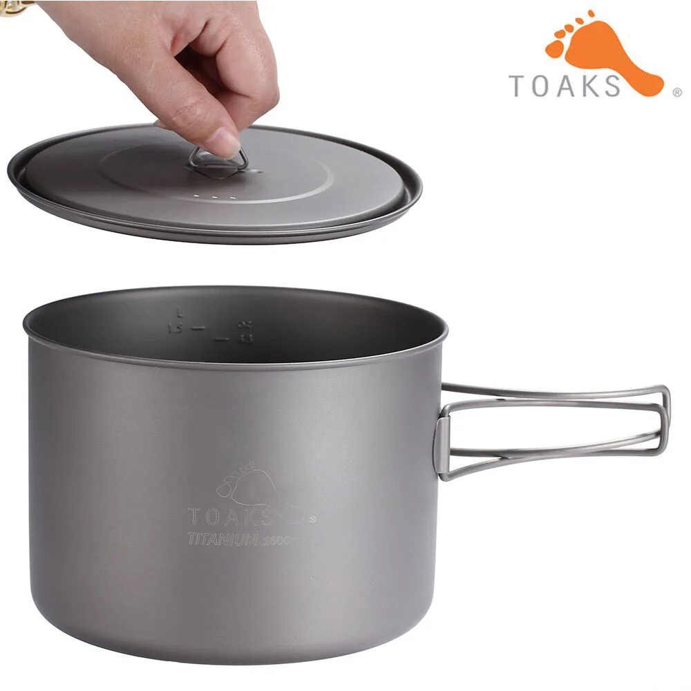 TOAKS Ultralight Titanium Cup New Titanium Pot Outdoor Camping Titanium Bowl Portable Picnic Water Cup