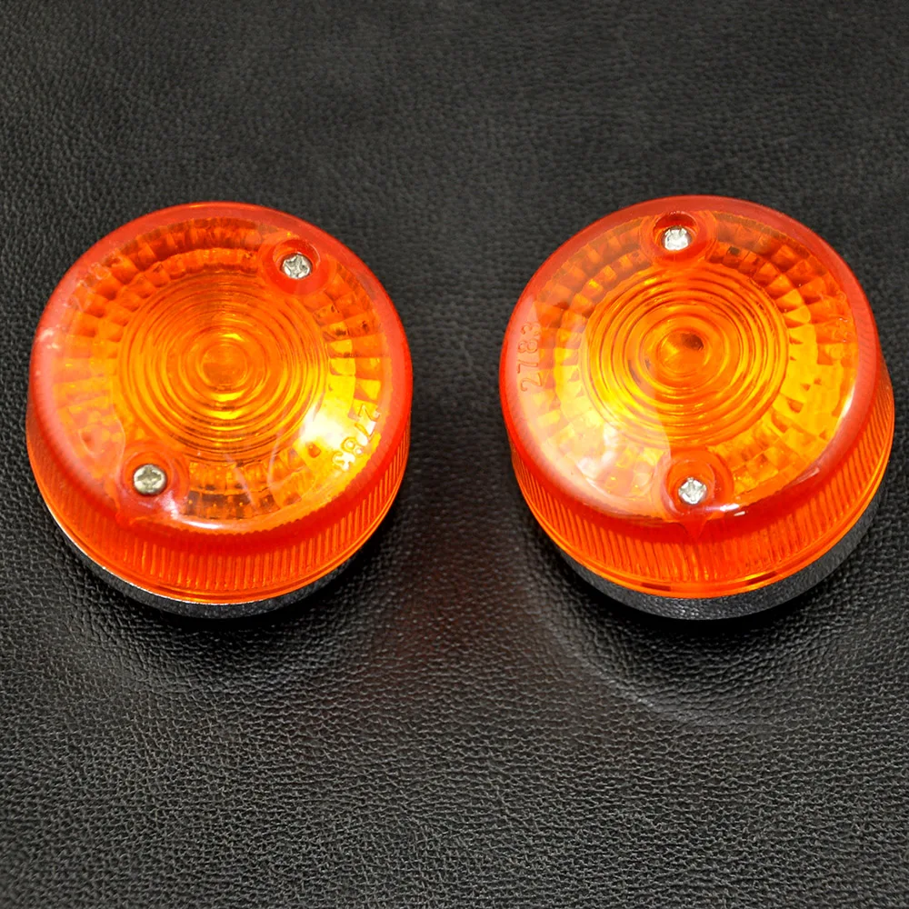 Motorcycle Front Turn Signal Light Cover For Honda C50 Lamps Without Wire