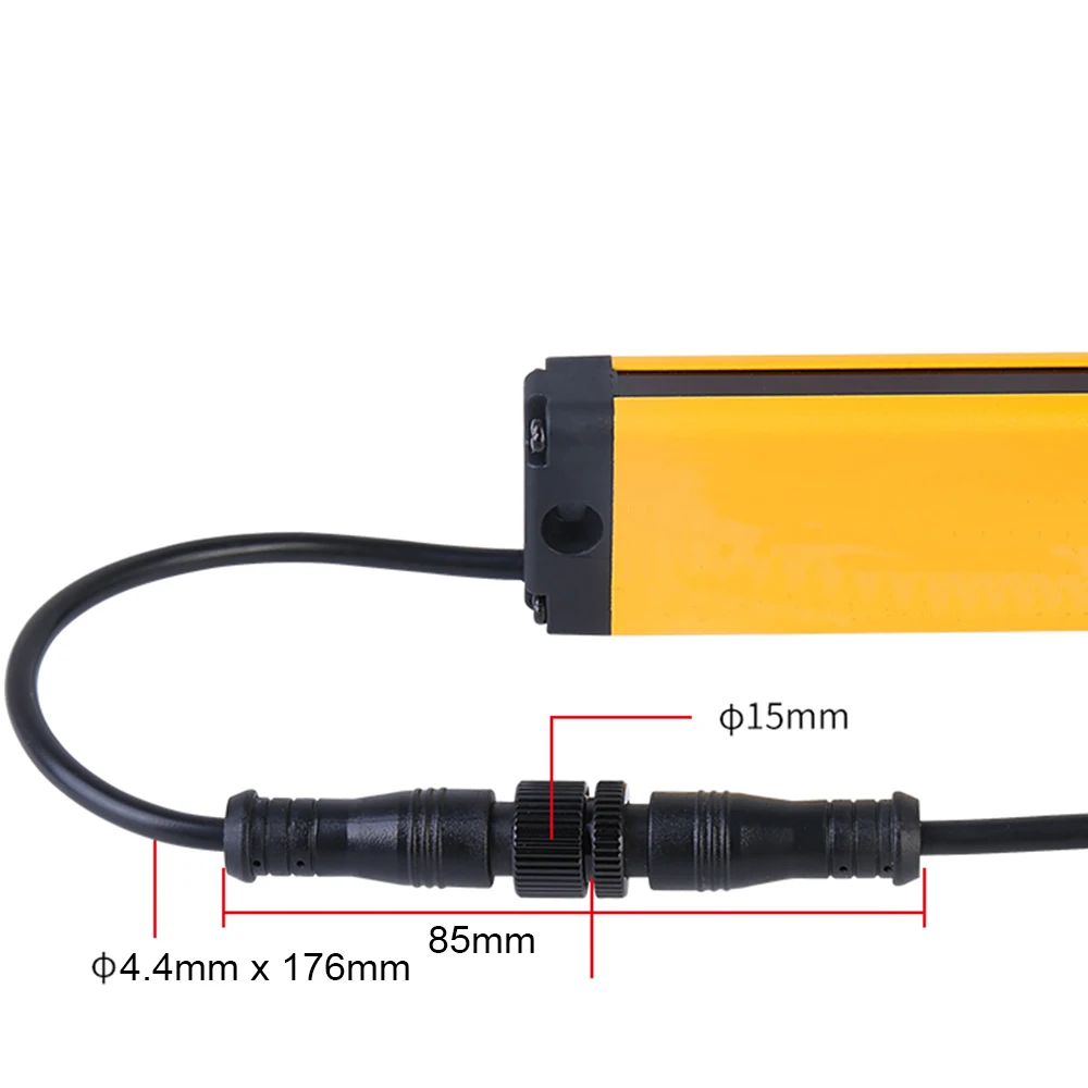 Imagem -05 - Cloweit-cortinas de Luz de Segurança Proteção de Dispositivos de Grade Super Fino 18x35 Aps1826 28 30 3240 24v Npn Pnp