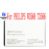 High Quality 2000mAh AB2000HWMC Battery For PHILIPS W3568 T3566 Mobile Phone