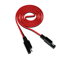 Cable de extensión de conector SAE a SAE, cargador de batería de 1 metro, arnés de cables de conexión rápida para coche, motocicleta y RV