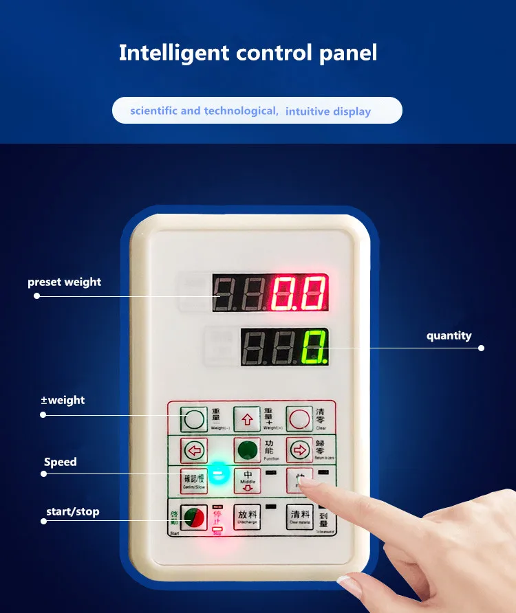 High Quality Multi-Function Intelligent Two Heads Weigher Machine