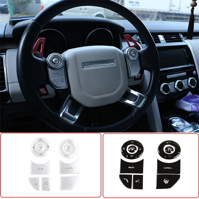 

For Land Rover Discovery 5 Range Rover Sport Vogue Car Steering Wheel Button Sticker Car Interior Accessories