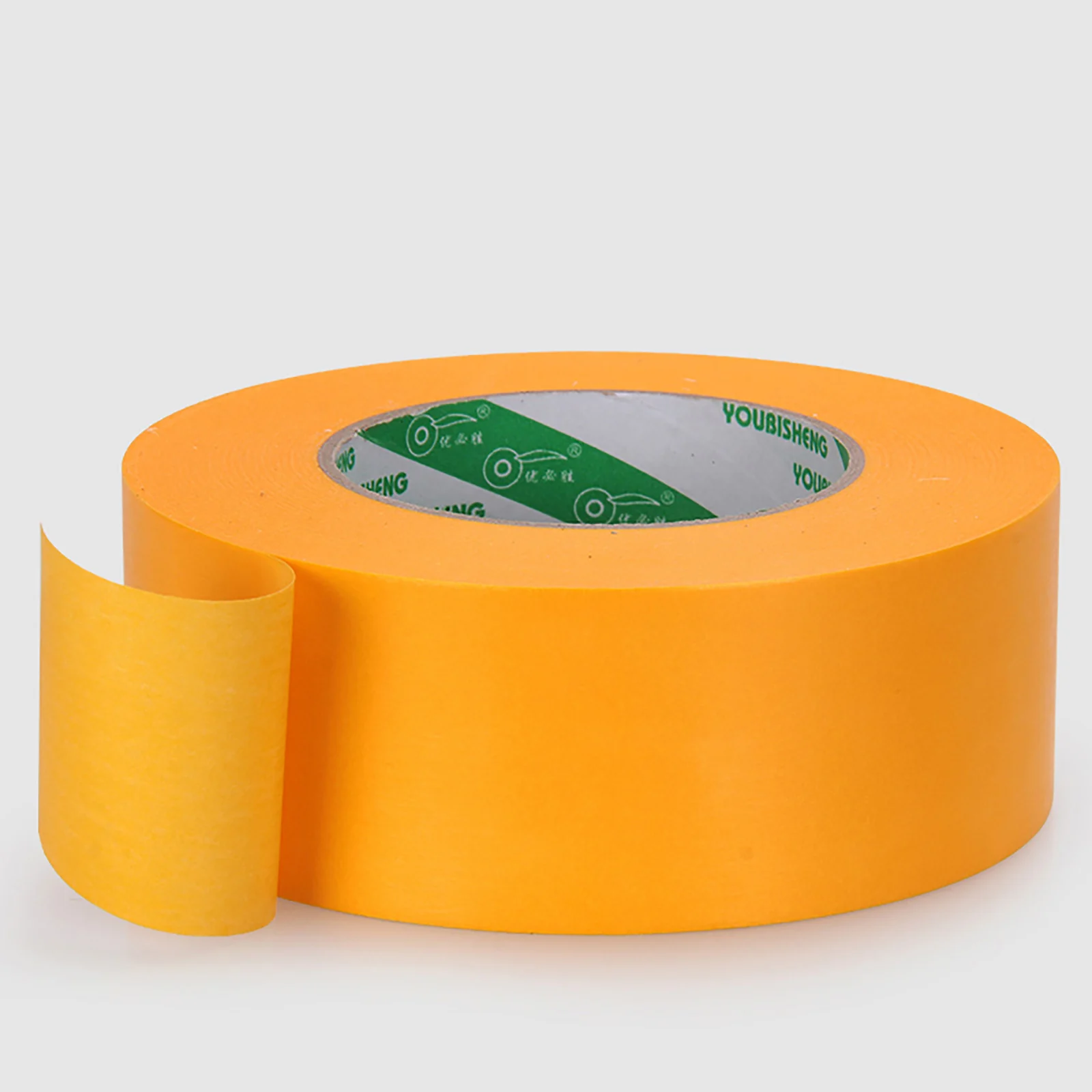 Cinta adhesiva amarilla de 25M, 50M y 100M de largo para álbum de recortes, pintura en aerosol para decoración de interiores y exteriores, 10-50mm de ancho