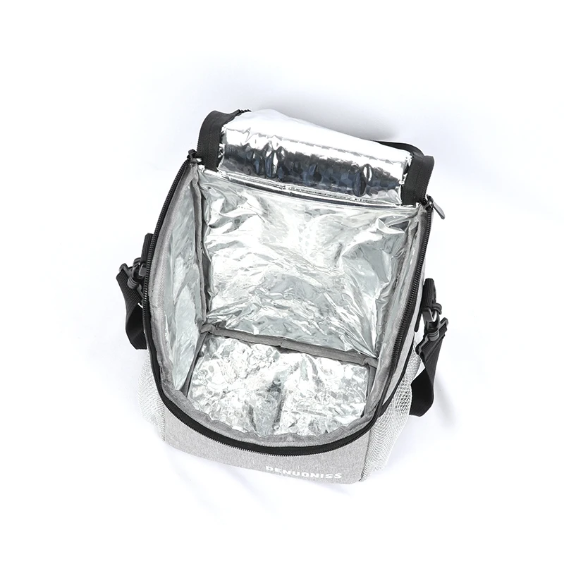 DENUONISS Lunch Bag Waterproof Picnic Bag Aluminum Foil Lining Insulated Bag Thermal Dinner Container School Food Storage Bags