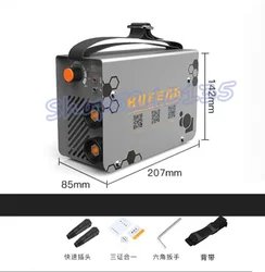 ZX7-200 10-200A 4000W Handheld Mini MMA Electric Stick Welder 220V 200A Inverter Arc IGBT Welding Machine tool