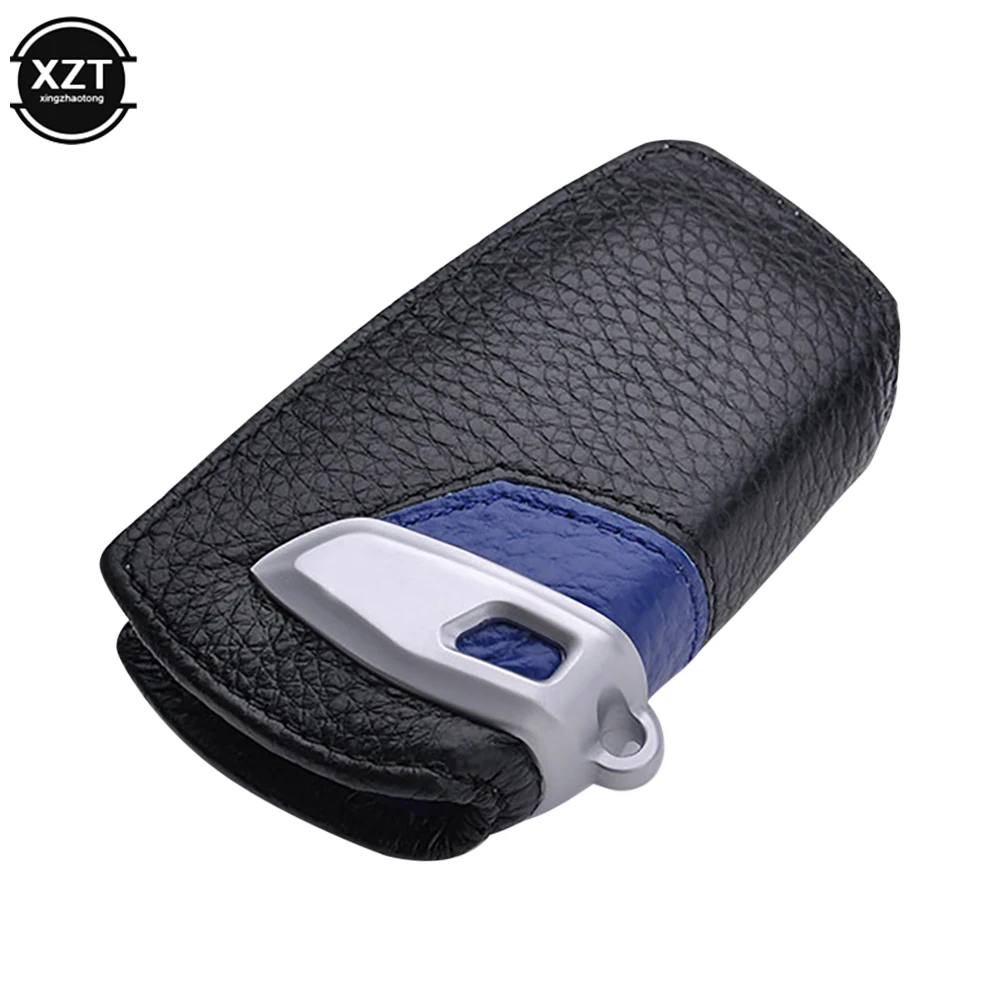 Genuine Leather Car Key Quality Metal Fitting Nice Stitch Cover Case Holder for BMW GT7 NEW 5 Series X3 116I 118I Multicolors