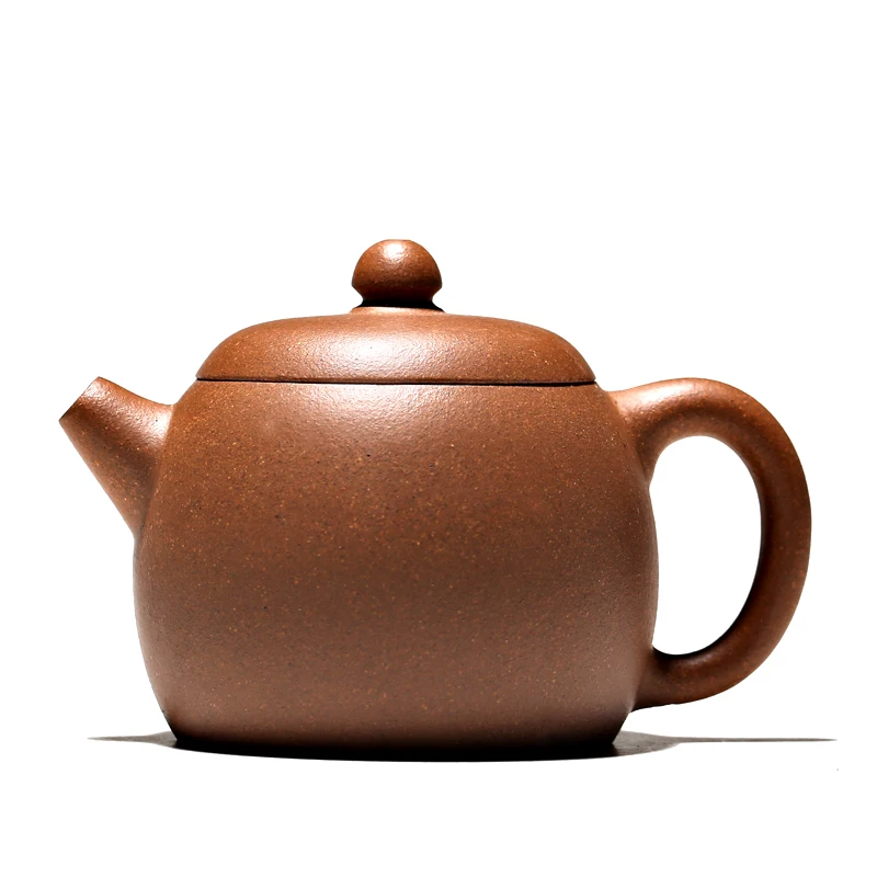 ★yixing recommended the teapot undressed ore pure manual and old mud wide mouth pomelos small pot of 120 cc nine holes