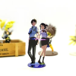 Your Name Tachibana Taki Miyamizu Mitsuha acrylic stand figure model plate holder cake topper anime