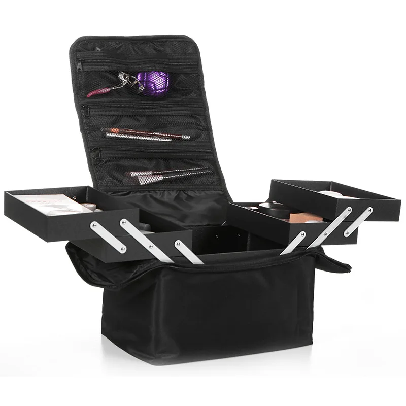 Portable Professional Makeup Nail Tattoo Tool Storage Bag Organizer Cosmetic Beautician Bags Large Capacity