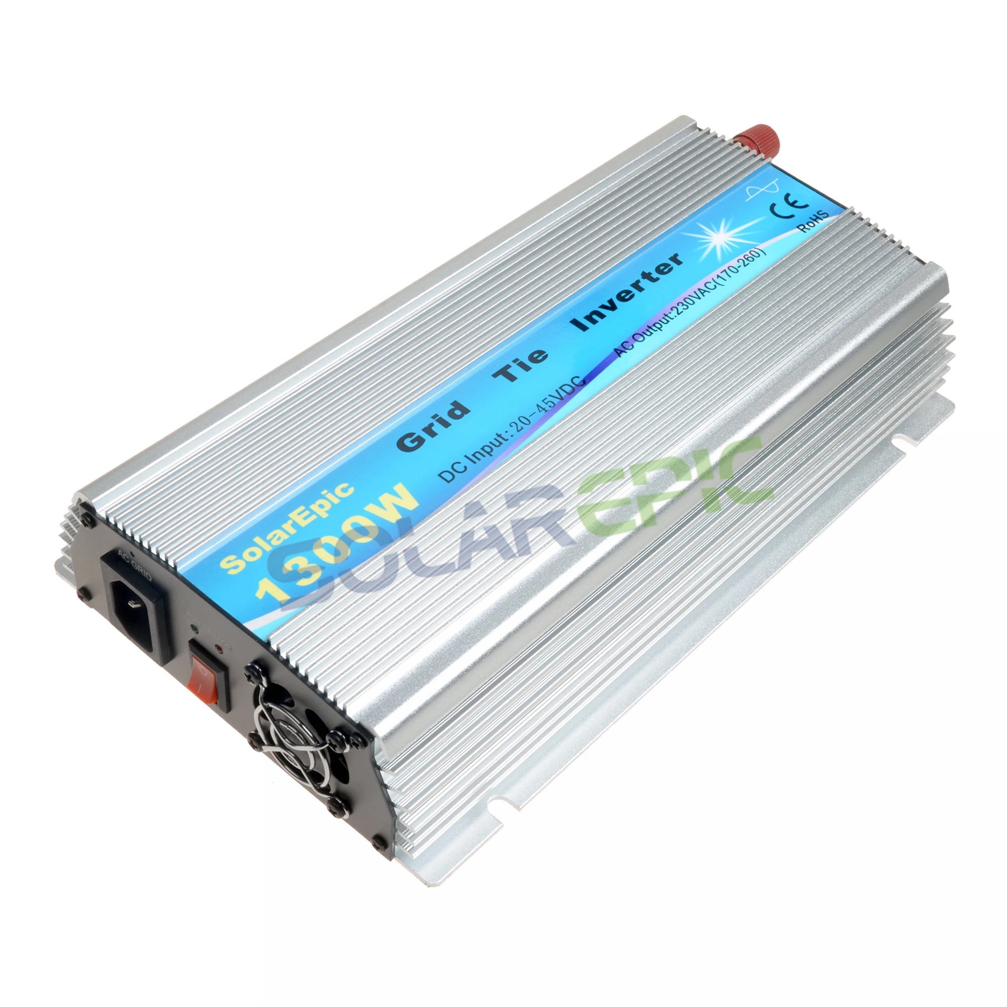 1300W Grid Tie Inverter DC18V/24V/36V to AC110V/220V MPPT Pure Sine Wave Inverter Use For Solar Panel 1300W Solar Inverter