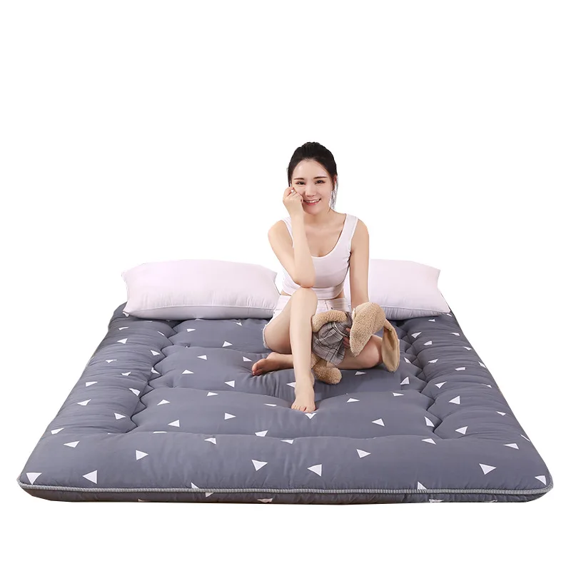 Comfortable Floor Mattress Thickened Bed Mat Carpet Economy 1.8M Doubt Folding Tatami Lazy Cushile Floor Sleeping Maon Sheet