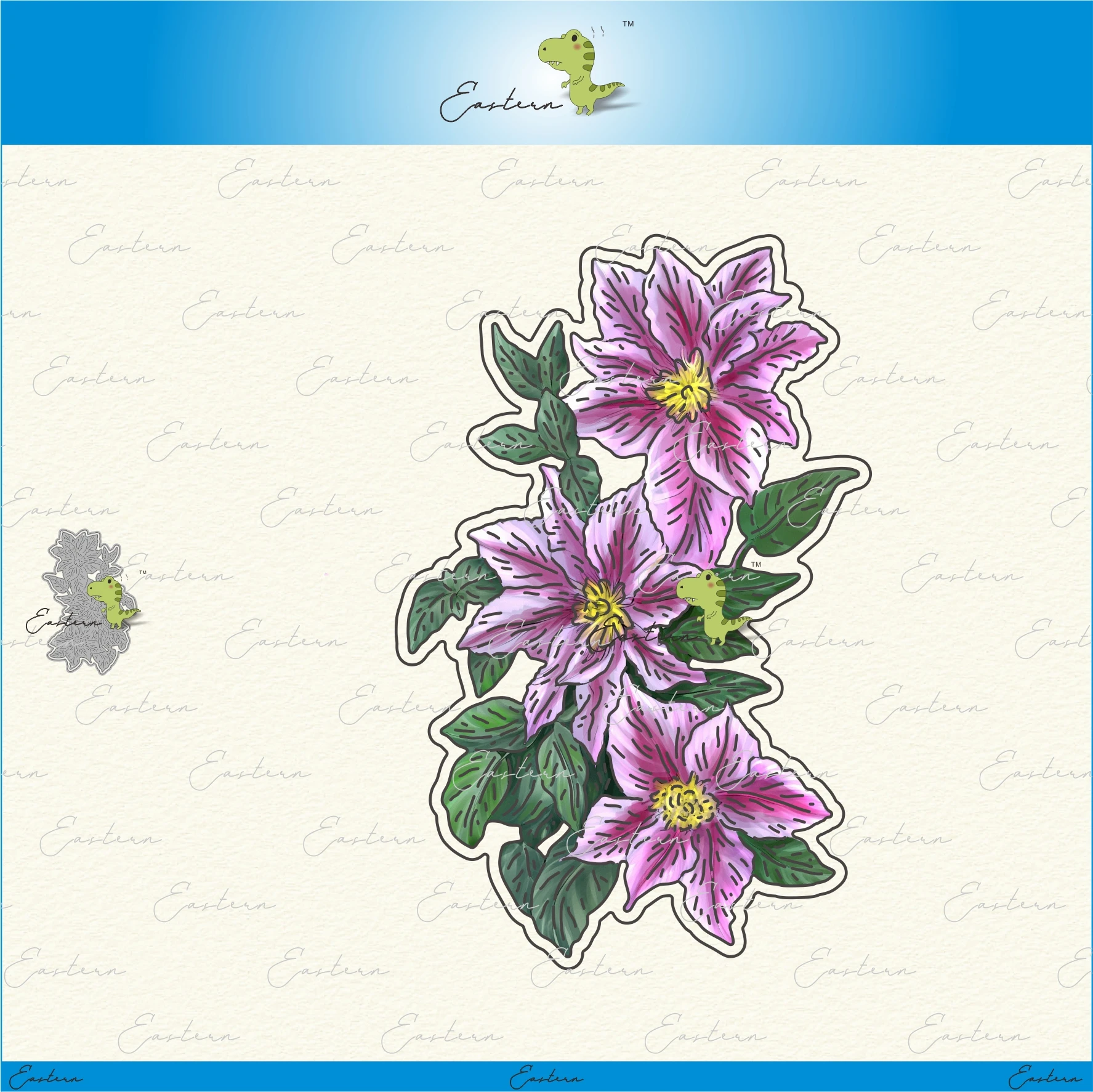 Clematis wykrojniki do metalu 2021 nowe formy diy papier do scrapbookingu dokonywanie die cuts crafts