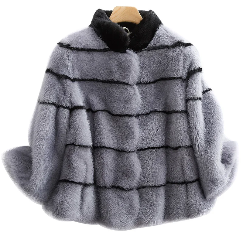 

2020 New Whole Mink Cao Li Lead Short Fund Fur Overcoat Haining Mink Women's Loose Coat