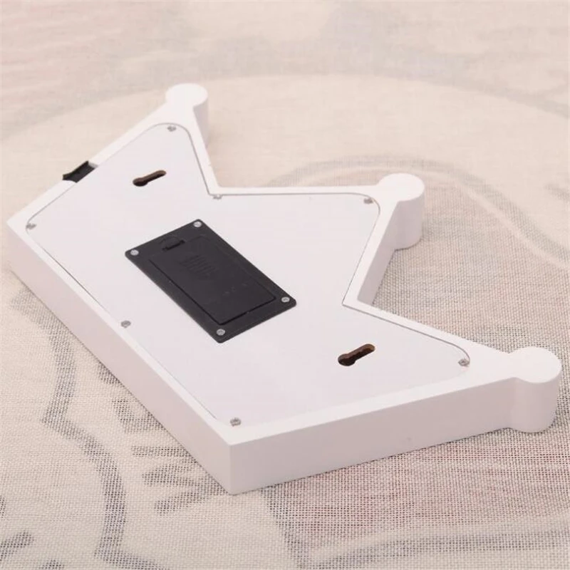 2025 INS Style Wood Crown Model Night Light Warm White Table Light Battery Power New Year And Valentine Day Creative child Gift