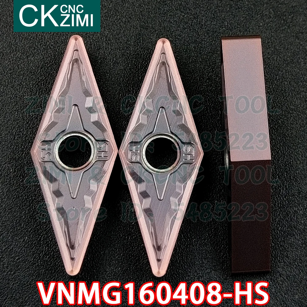 VNMG160408-HS VNMG 160408 HS كربيد إدراج الخارجية تحول إدراج أدوات آلات التصنيع باستخدام الحاسب الآلي مخرطة معدنية أدوات لالفولاذ المقاوم للصدأ