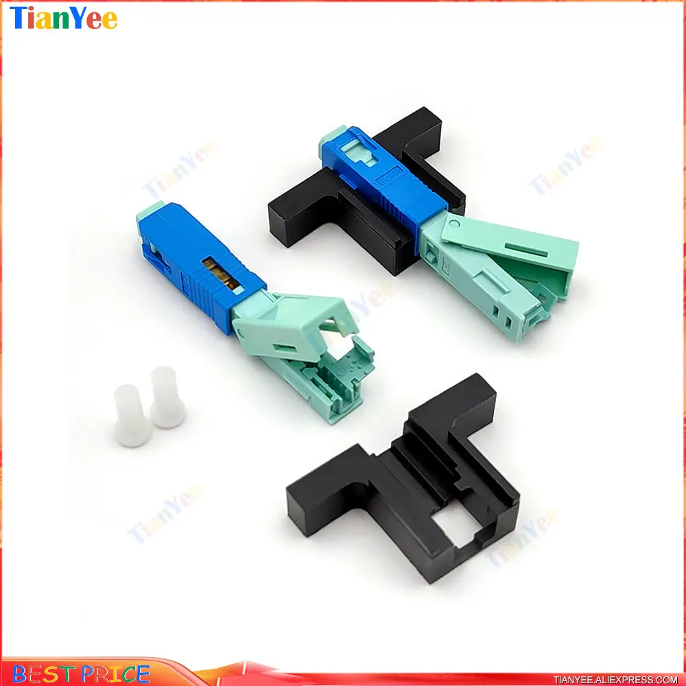 TianYee-Conector Óptico Monomodo, Ferramenta FTTH, Conector Frio, SC, APC, SM, SC, UPC, Conector Rápido, Alta Qualidade, 53mm