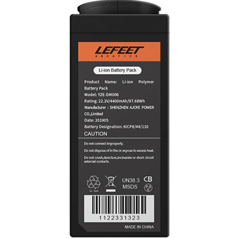 LEFEET S1 Electric Underwater Scooter Battery Original accessories