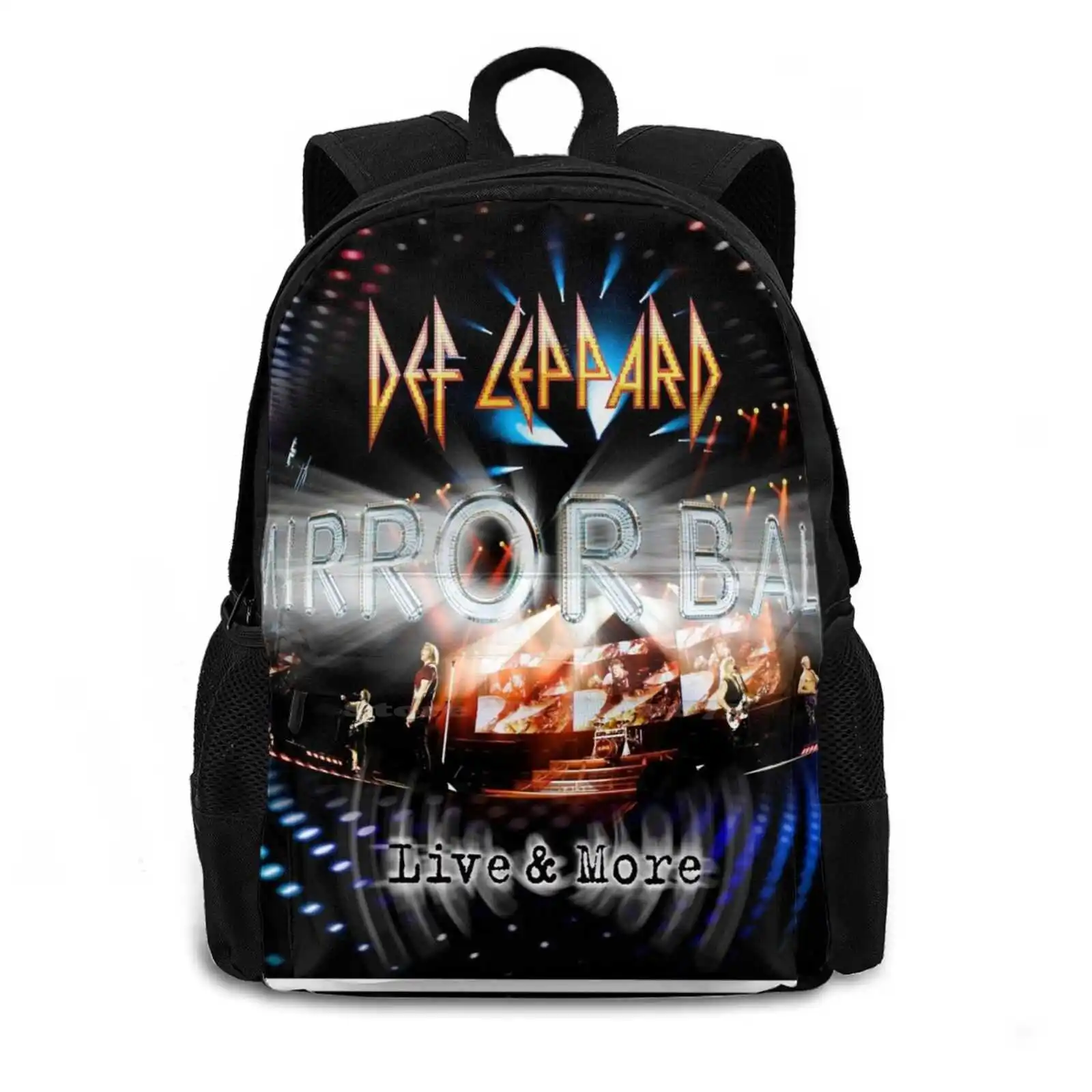 Mirror Ball Hot Sale Schoolbag Backpack Fashion Bags Album Metal Heavy Good Def For Men Or Women Tour