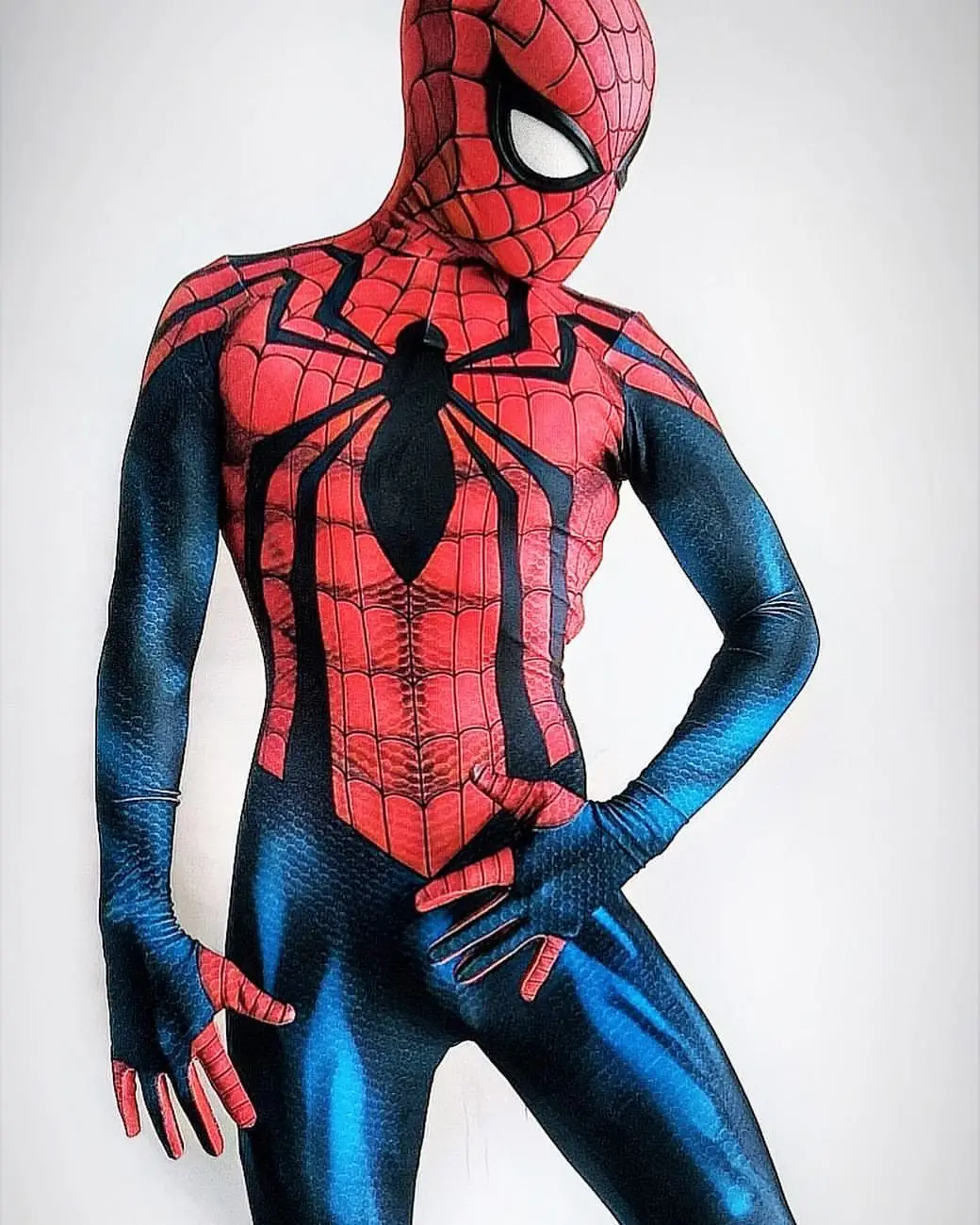 Scarlet Vol 2 disfraz de Spiderman para adultos y niños, traje de Cosplay con estampado 3D, Spandex, Zentai, para Halloween