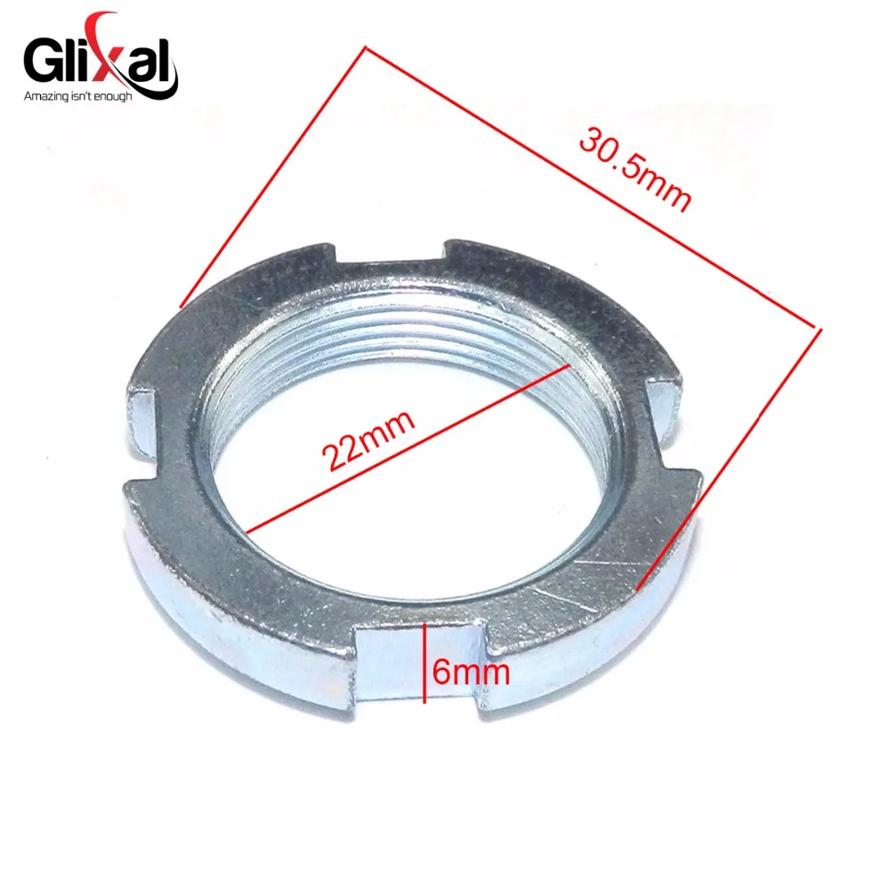 Glixal GY6 125cc 150cc nakrętka zabezpieczająca sprzęgło rozrusznika dla 152QMI 157QMJ chiński skuter motorower ATV gokart silnik