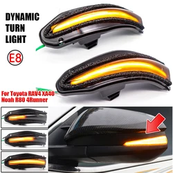 Dynamic Blinker LED Turn Signal Lights Rear Mirror Indicator Lamp For Toyota RAV4 XA40 2013-2018 Noah R80 4Runner Highlander