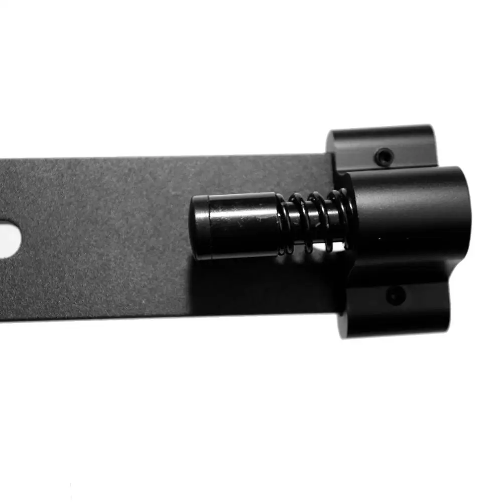 Gifsin-One Pair Sliding Barn Door Hardware Kit, Black Door Stoppers