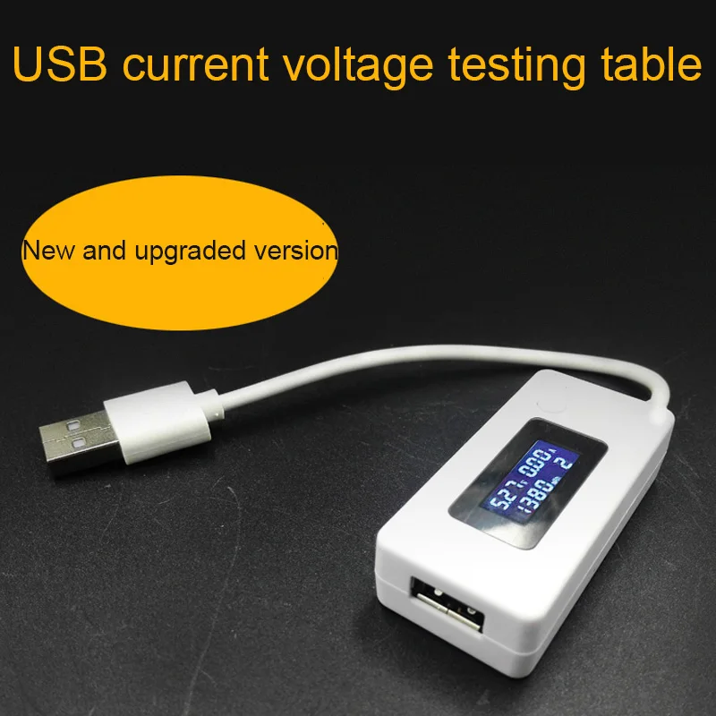 Detector de carga USB, probador de corriente y voltaje, fuente de alimentación del teléfono, amperímetro de voltaje, Detector de capacidad de la batería
