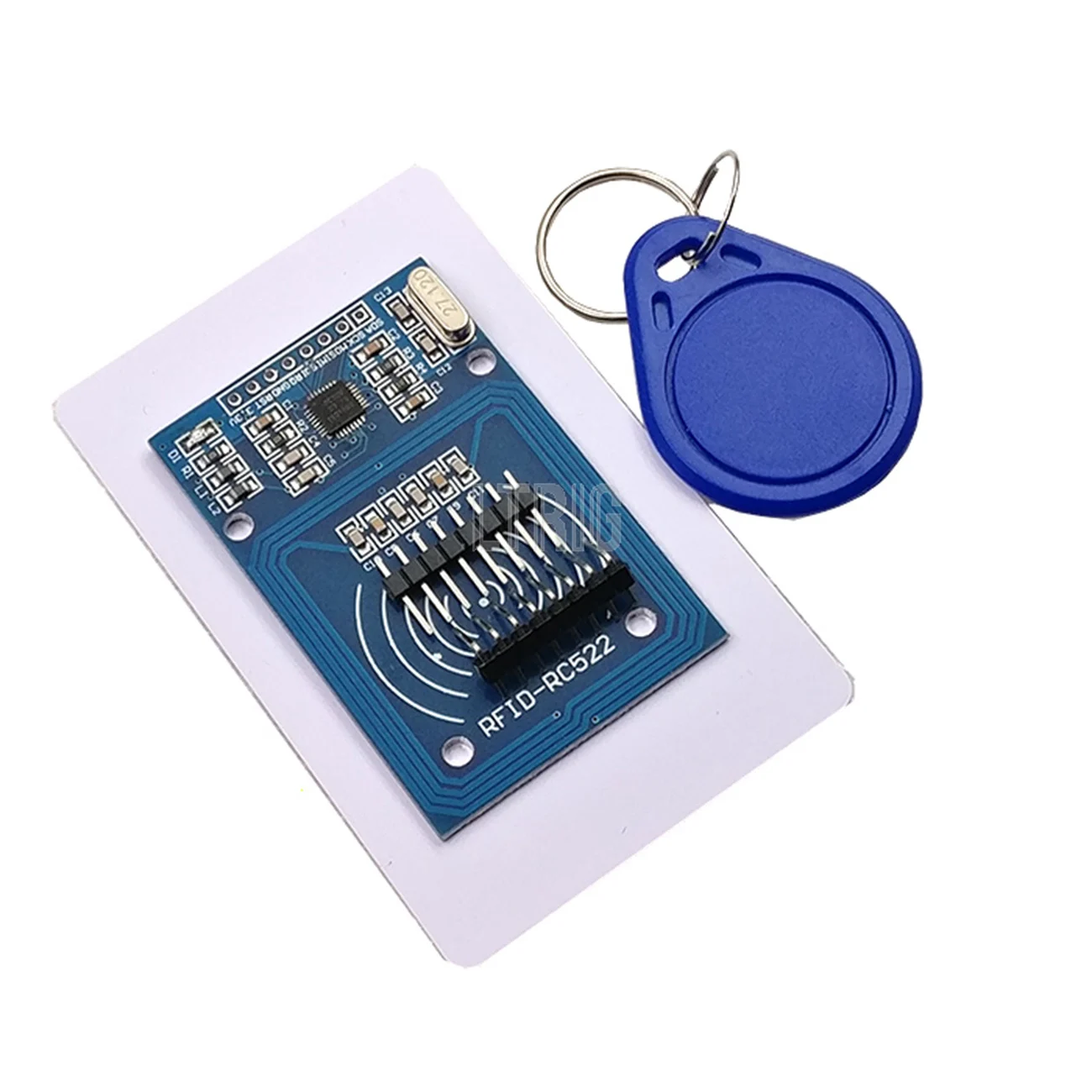 LTRIG-Módulo de antena de MFRC-522 personalizado, módulo inalámbrico RFID IC para Arduino IC KEY SPI escritor lector IC Tarjeta de proximidad, 1 Uds.