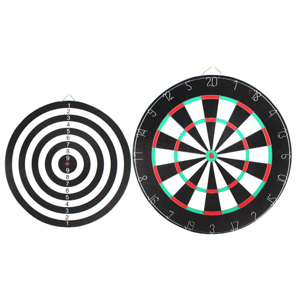 3 sizes Dart Board Wall Hanging Dual Sides Available Thickened Indoor Throwing Dart Bulleye Target Game Board Safety Kids Adults