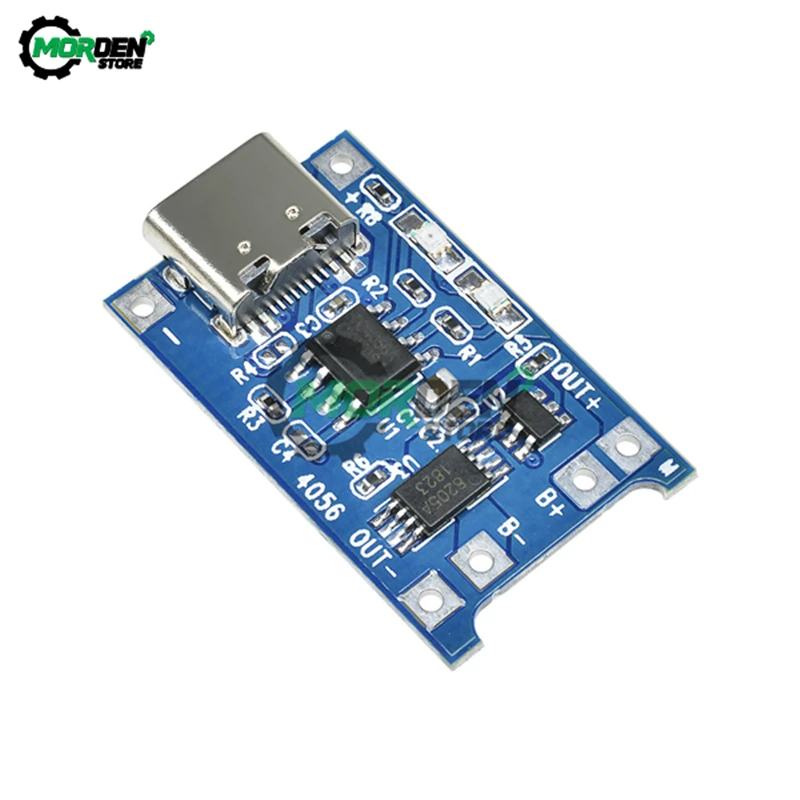 5V 1A Tipo-C Micro USB 18650 TP4056 TC4056A Batteria Al Litio Protezione di Ricarica Consiglio Modulo Caricatore + Dual funzioni di TP4056