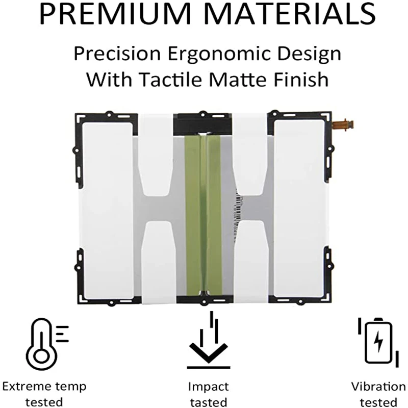 7XINbox 3.8V 7800mAh EB-BT585ABA EB-BT585ABE GH43-04628A Battery Replacement for Samsung Galaxy Tab A 10.1 SM-P580 P585 T580