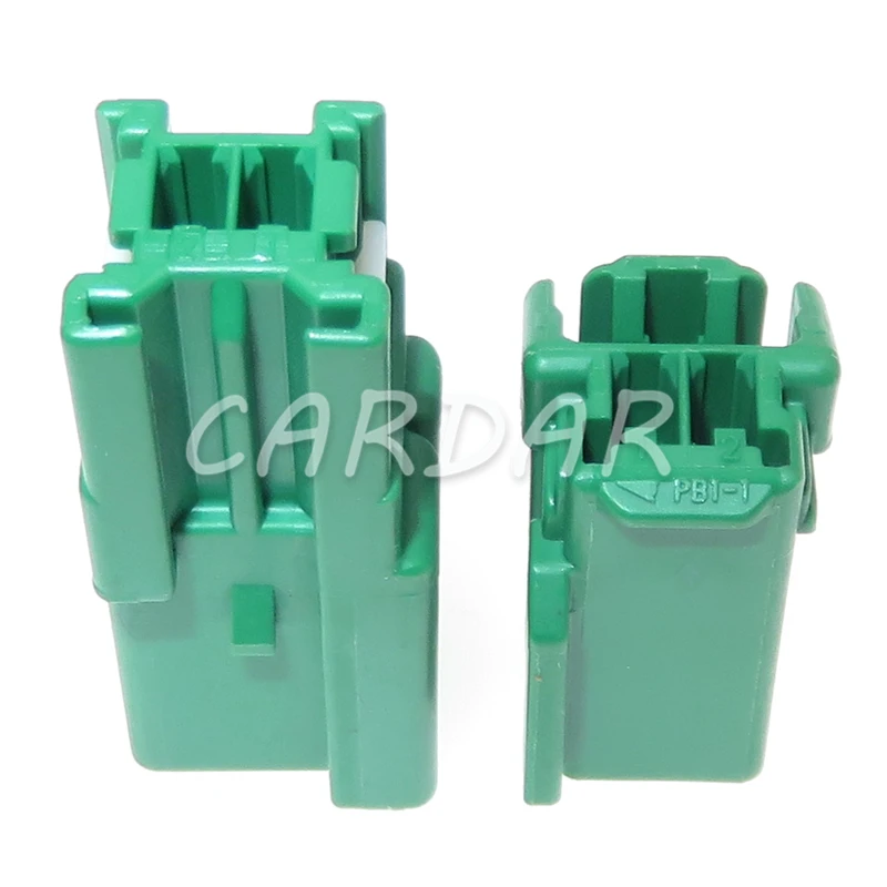 1 Set 2 Pin 7283-6444-60 7282-6444-60 Green Automotive Electrical Power Wiring Socket AC Assembly Auto Accessories