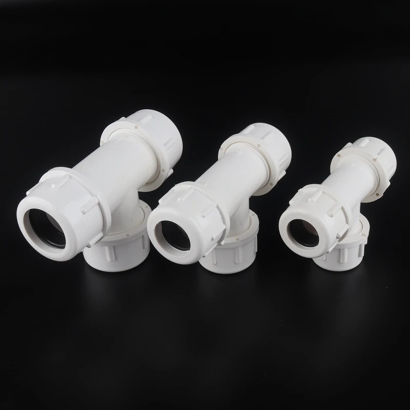 

1pc Inner Dia 20/25/32mm PVC Tee Connector Garden Irrigation PVC Quick Connectors High Quality PVC Repair Joint