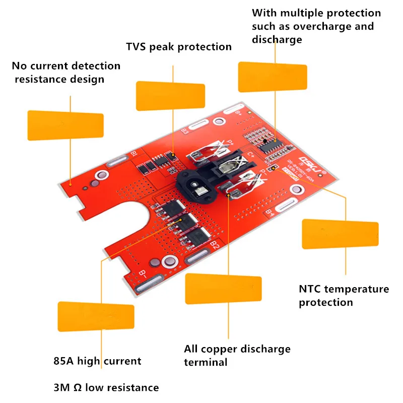 5S 18V 21V 65A BMS 18650 bateria Lipo śrubokręt ładowarka płyta ochronna do szlifierki kątowej/wiertarka elektryczna/klucz/młotek