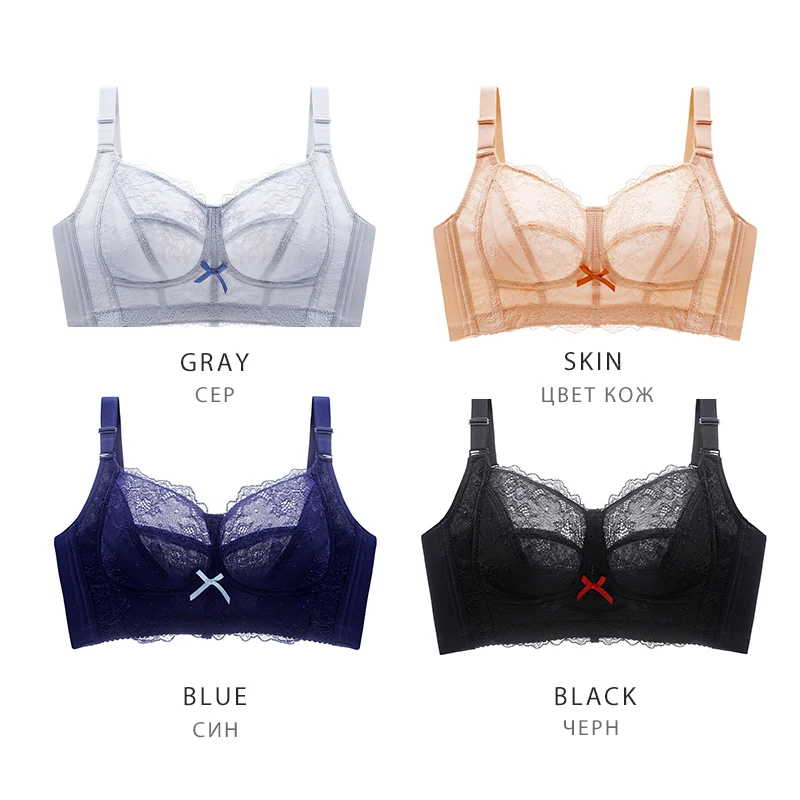 Meizimei Bras for Women Bra Top Thin Intimates Underwear Wirefree Sexy Lace New Summer 2019 Brassiere Female Lingerie BCD