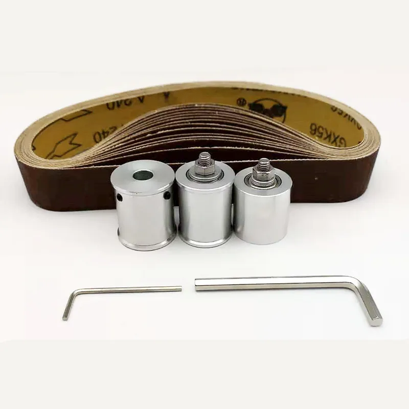Mini Lixadeira Transportadora de Lixadeira Liga de Alumínio Roda Motriz para o Eixo do Motor Ferramenta Abrasiva Faça Você Mesmo mm mm mm 10 mm 30 mm