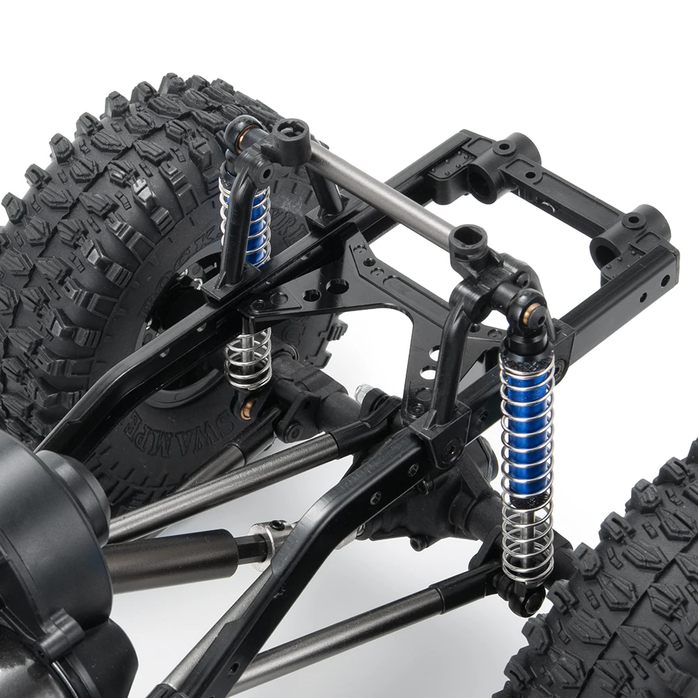 YEAHRUN RC samochód przedni tylny dolny Shock Mount Brace aluminiowa podstawka montażowa do 1/10 Axial SCX10 II 90046 części zamienne