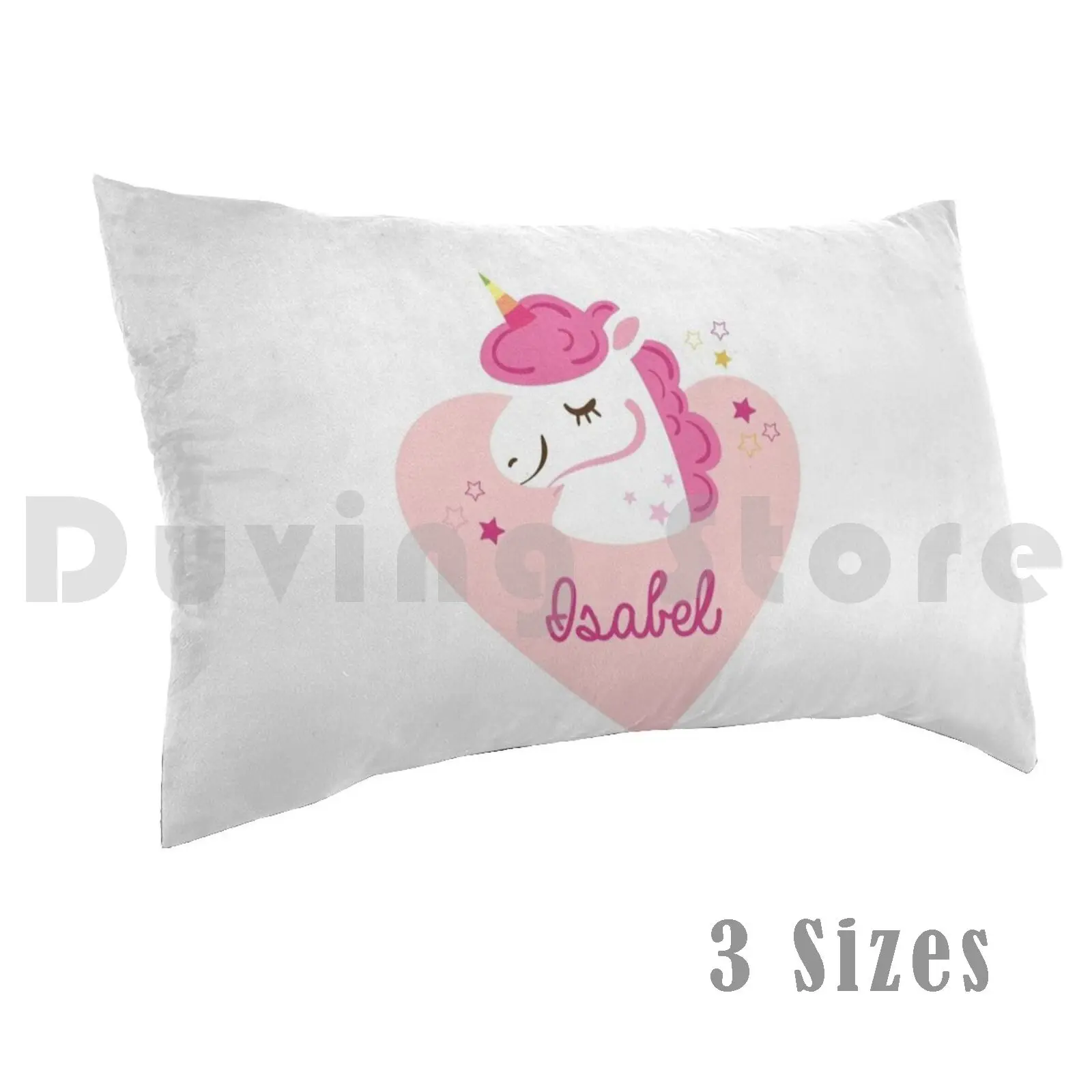 Unicorn IsabelPillow case Isabel Baby Isabel Girl Isabel Happy Birthday Isabel Outfit For Isabel