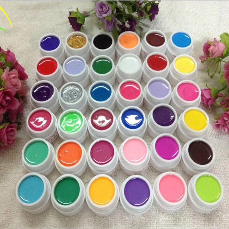 

Top Quality 36PCS Nail Art Pure UV Gel Nail Polish Nail UV color gel set vernis semi permanent esmaltes permanentes de uv