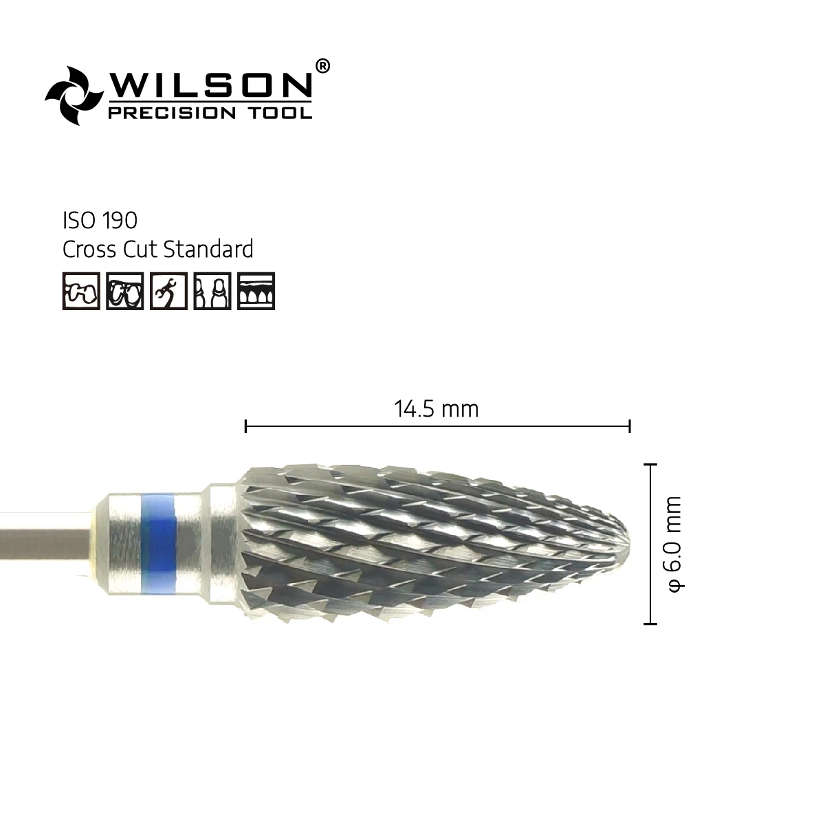 WILSON PRECISION TOOL 5000350 Tungsten Carbide Burs