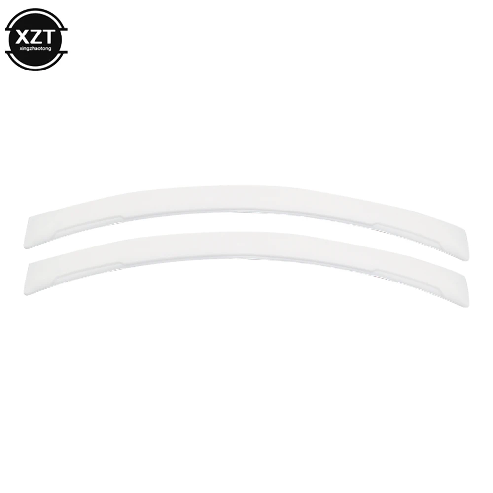 2Pcs Universal Arch Car Wheel Fender Extension Moulding Flares Trim Strip Edge Protector Strips Car Auto Replacement Parts