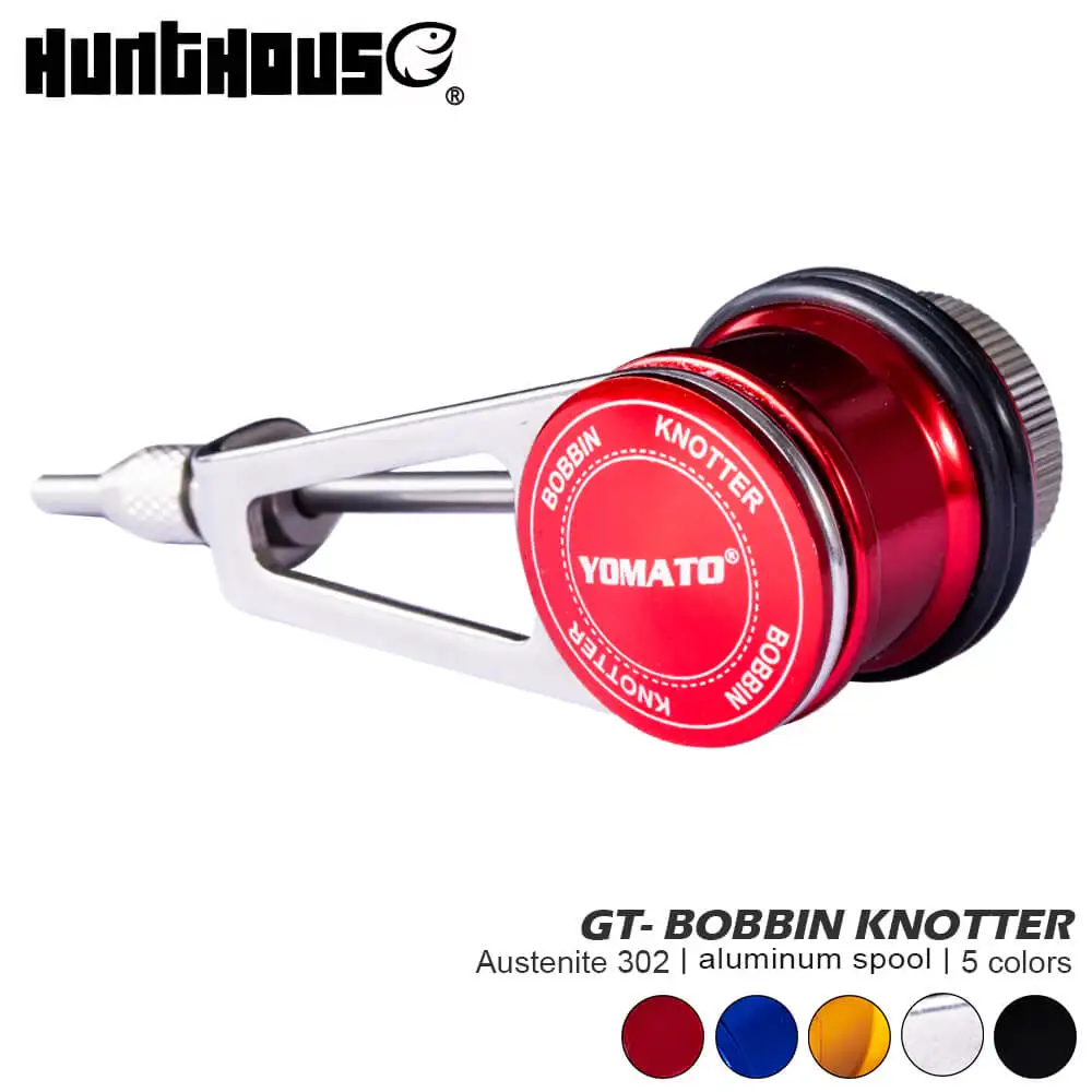 

Hunt House GT Bobbin Knotter Fishing Line Tool 62g Stainless Steel Material ASSIST KNOTTING Winder Fishing Bobbin Knotter