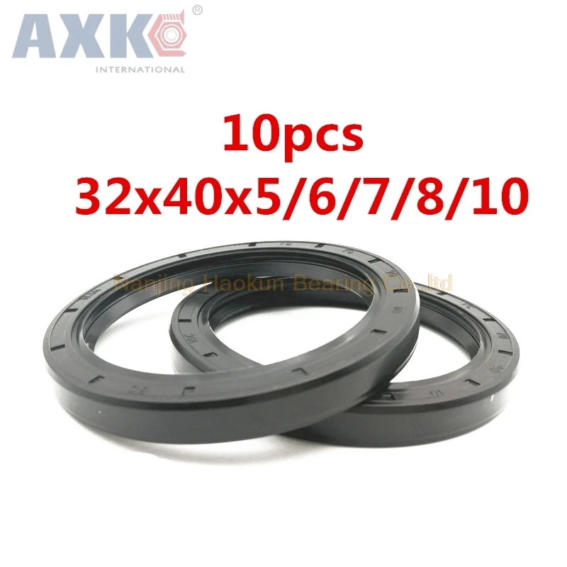 

AXK 10pcs TC 32X40X5 32X40X6 32X40X7 32X40X8 32X40X10 32*40 Skeleton Oil Seals high-quality Seals Radial shaft seals