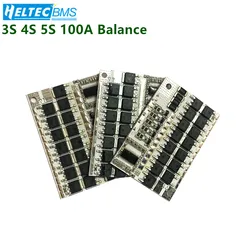 3S/4S/5S Balance BMS 12V 16.8V 21V 100A 18650 Li-ion/ Lifepo4/Lithium iron phospha/LFP Battery Protection Circuit Board