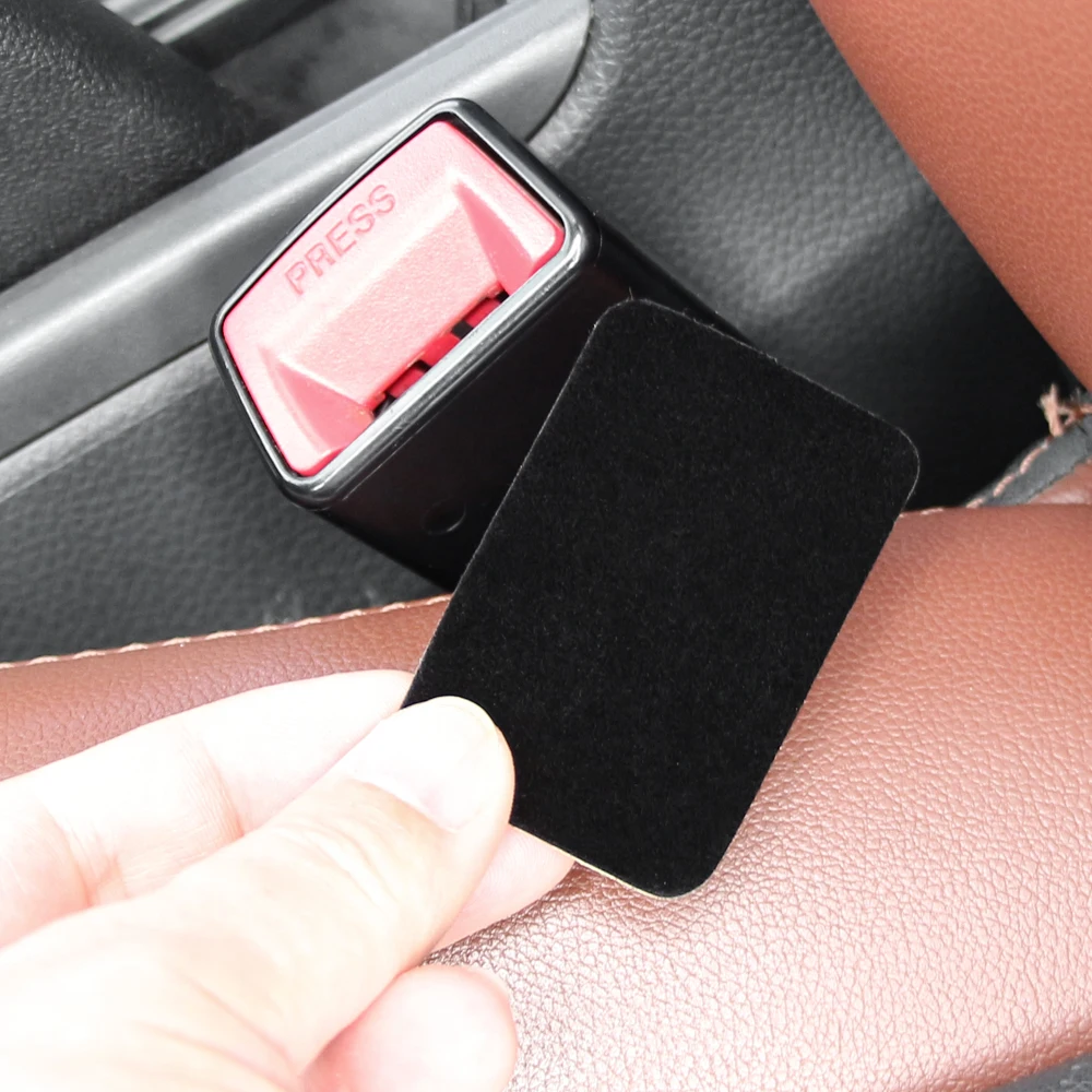 2Pcs/Set Car Safety Belt Buckle Anti-collision Sticker Pads for Audi A3 8p 8v A4 b8 b6 b7 b9 A5 A6 c7 c6 c5 Q5