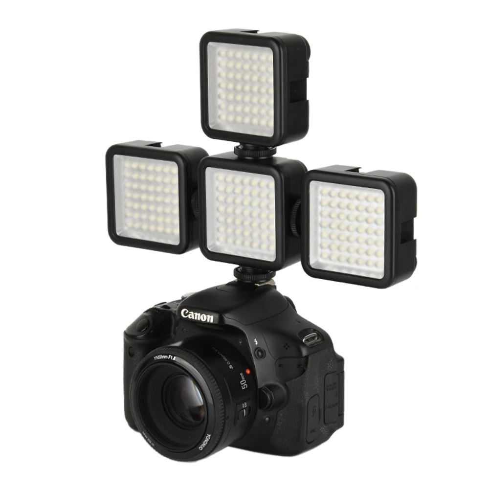 5.5W DC3V 6000K LED Photograph Light Video Lamp Camera Fill Lights for DSLR Camera Light Video Lamp