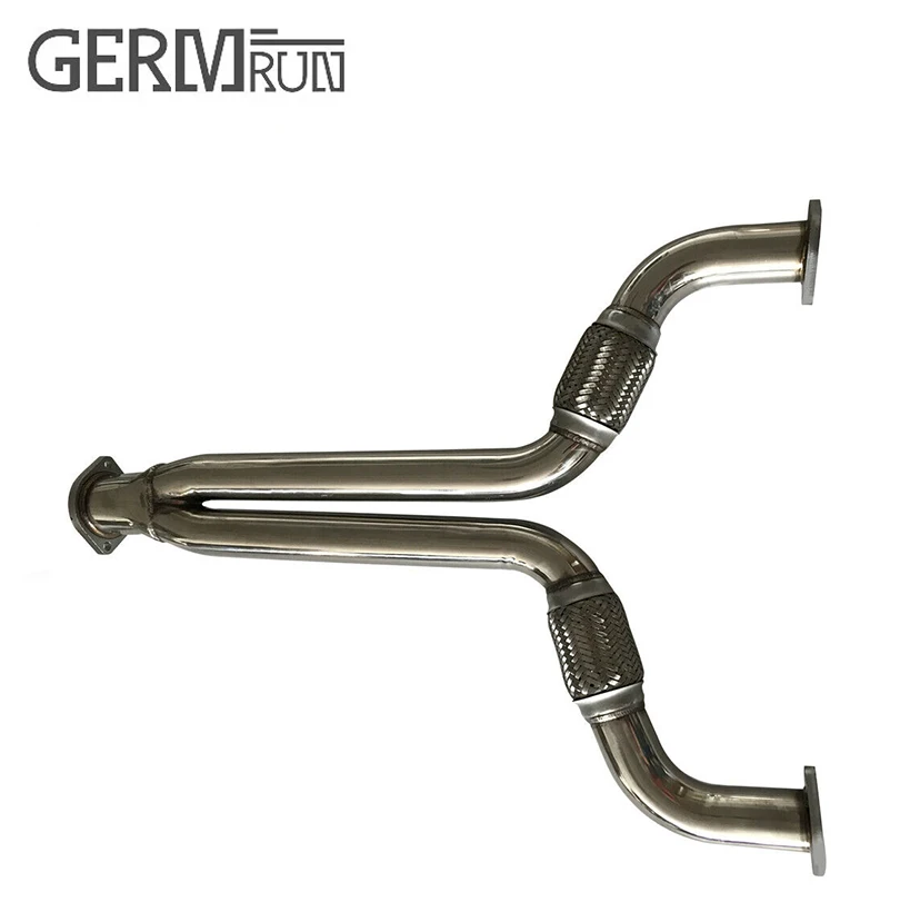 SS Exhaust Header Y Pipe Fits 03-06 Nis*san 350Z Track/Touring Coupe 2D V6 VQ35DE