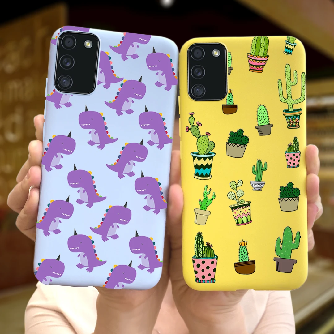 Cute Cartoon Cover For Samsung Galaxy A02S Case Silicone Soft TPU Back Cover For Samsung A02 A 02S A02S M02S M02 Phone Cases